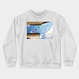 Bunting Flags in Ligosullo Crewneck Sweatshirt